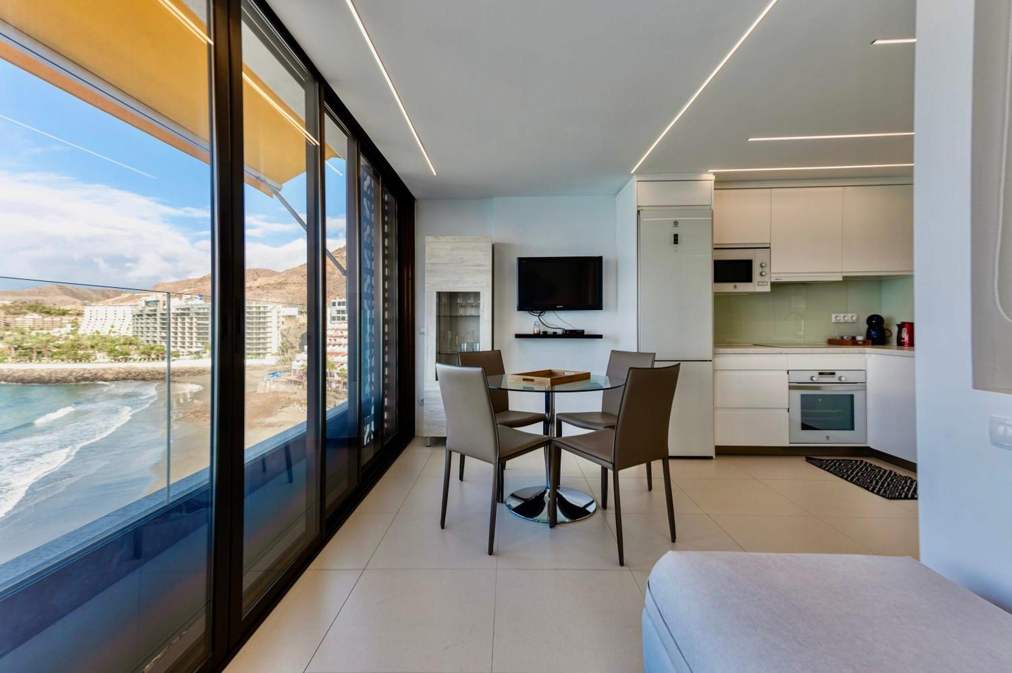 Brand New - Ocean Views With Beautiful Sunset Apartment Patalavaca Luaran gambar